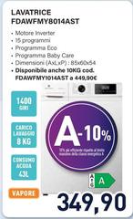 Electroline - Lavatrice FDAWFMY8014AST