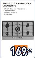 Electroline - Piano Cottura A Gas GHEM86F53G 