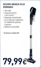 Electroline - Scopa Senza Filo ESRE663 