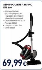 Electroline - Aspirapolvere A Traino ETE 800