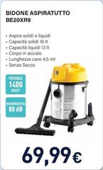 Electroline - Bidone Aspiratutto BE20XR9