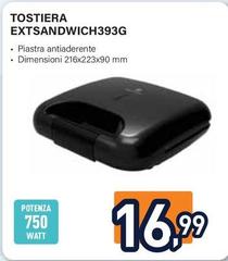 Electroline - Tostiera EXTSANDWICH393G