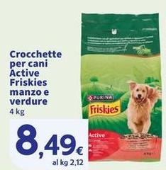 Purina - Crocchette Per Cani Active Friskies Manzo E Verdure