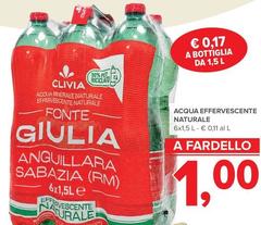 Clivia - Acqua Effervescente Naturale
