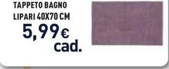 Joia Home - Tappeto Bagno Lipari 40x70 Cm