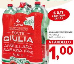 Clivia - Acqua Effervescente Naturale