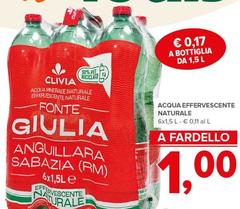Clivia - Acqua Effervescente Naturale