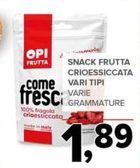 Opi - Snack Frutta Crioessiccata