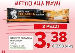 Cucino Io! - Base Per Focaccia In Rotolo