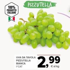 Uva Da Tavola Pizzutella Bianca