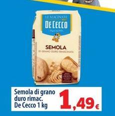 De Cecco - Semola Di Grano Duro Rimac.