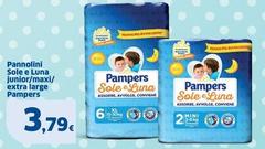 Pampers - Pannolini Sole E Luna Junior/maxi/ Extra Large