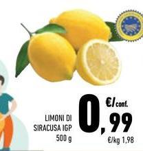 Limoni Di Siracusa IGP