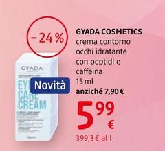 Gyada Cosmetics - Crema Contorno Occhi Idratante Con Peptidi E Caffeina 15 Ml