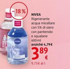 Nivea - Rigenerante Acqua Micellare Con 5% Di Siero Con Pantenolo  E Squalane 400 Ml
