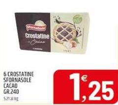 Sfornasole - 6 Crostatine  Cacao