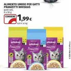 Whiskas - Alimento Umido Per Gatti Pranzetti