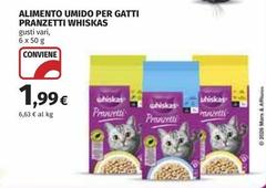 Whiskas - Alimento Umido Per Gatti Pranzetti