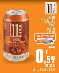 Conad - Birra 11 Paralleli