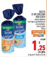 Scotti - Risette Le Bio Croccanti Riso