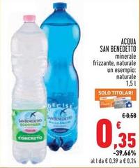 San Benedetto - Acqua