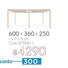Tavoli Da Giardino 600 X 360 X 250