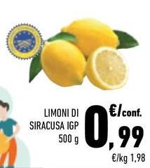 Limoni Di Siracusa IGP