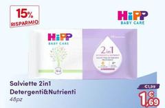 Hipp - Salviette 2in 1 Detergenti&Nutrienti