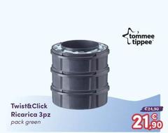 Tommee Tippee - Twist&Click  Ricarica 3pz