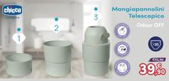 Chicco -  Mangiapannolini Telescopico Odour Off