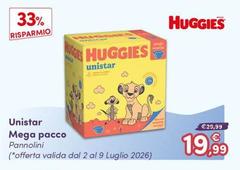 Huggies - Unistar Mega Pacco Pannolini 