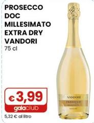 Vandori - Prosecco DOC Millesimato Extra Dry 75 Cl