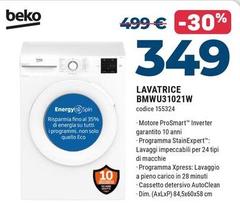 Beko - Lavatrice BMWU31021W