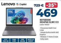 Lenovo - Notebook Ideapad Slim 3 C3
