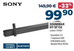 Sony - Soundbar HT-SF150
