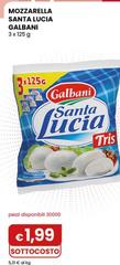 Galbani - Mozzarella Santa Lucia 3 X 125 G