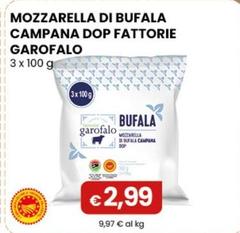 Fattorie Garofalo - Mozzarella Di Bufala Campana DOP 3 X 100 G