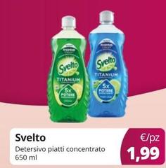 Svelto - Detersivo Piatti Concentrato