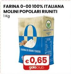 Molini Popolari Riuniti - Farina 0-00 100% Italiana 1 Kg