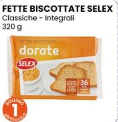 Selex - Fette Biscottate Classiche-Integrali 320 G