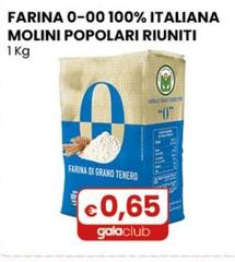 Molini Popolari Riuniti - Farina 0-00 100% Italiana 1 Kg