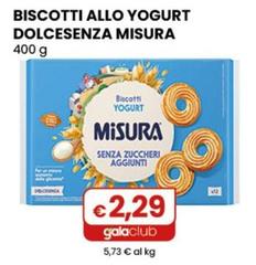 Misura - Biscotti Allo Yogurt Dolcesenza 400 G