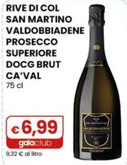 Ca' Val - Rive Di Col San Martino Valdobbiadene Prosecco Superiore DOCG Brut 75 Cl