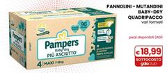 Pampers - Pannolini/Mutandini Baby-Dry Quadripacco Vari Formati
