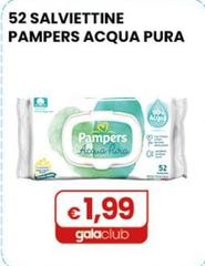 Pampers - 52 Salviettine  Acqua Pura