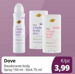 Dove - Deodorante Body Spray