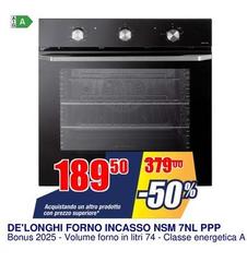 Forno Incasso NSM 7NL PPP