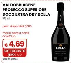 Bolla - Valdobbiadene Prosecco Superiore Docg Extra Dry 75 Cl