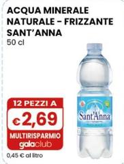 Sant’anna - Acqua Minerale Naturale - Frizzante 50 Cl