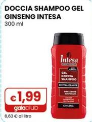 Intesa - Doccia Shampoo Gel Ginseng 300 Ml